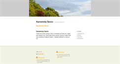 Desktop Screenshot of kamenickysenov.cz
