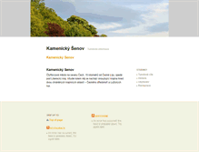 Tablet Screenshot of kamenickysenov.cz